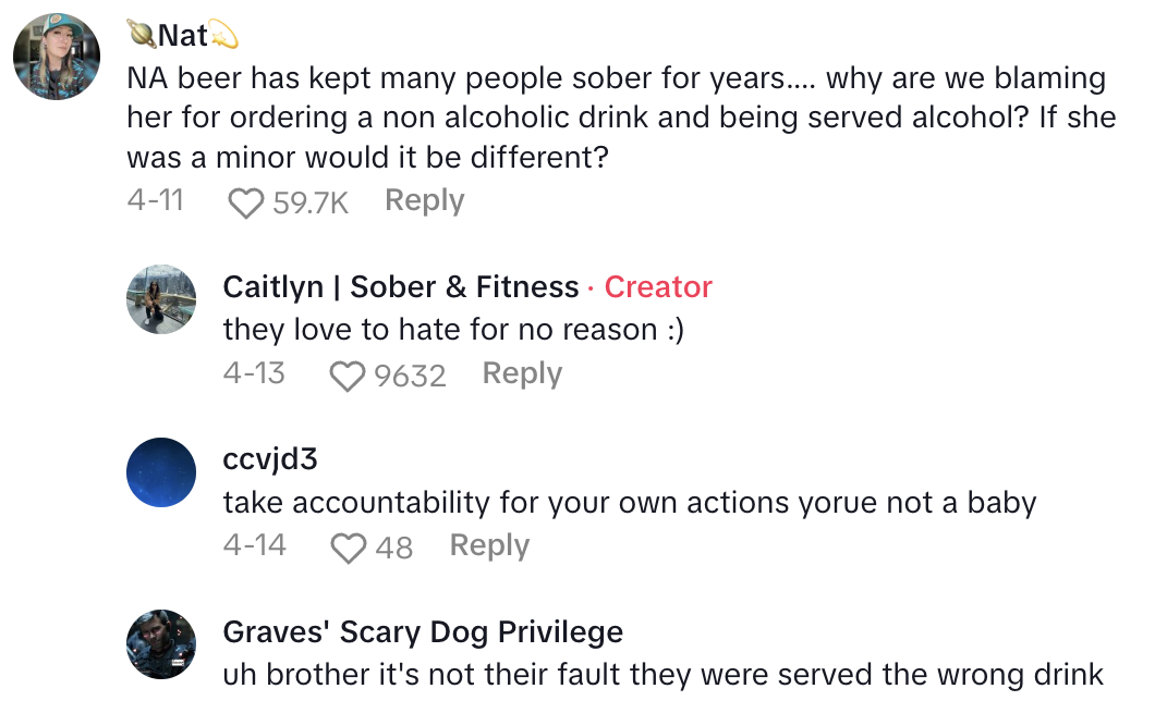 Screenshot 2025 05 04 at 6.41.41 PM She Was Served An Alcoholic Drink On Accident After Shed Been Sober For Three Years